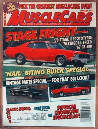 MUSCLE CARS 1994 JAN - GSs, PERIOD-PERFECT, BOSS 302